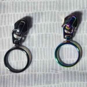 Thin Round Zipper Pull