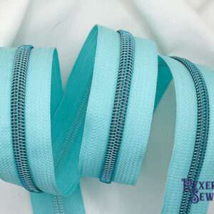 Aqua Zipper Tape