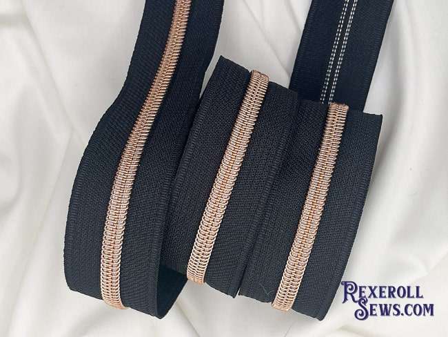 Black Zipper Tape