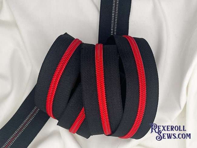 Black Zipper Tape - Image 3
