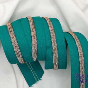 Dark Teal Zipper Tape