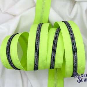 Lime Green Zipper Tape