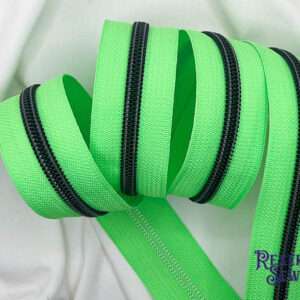 Neon Green Zipper Tape