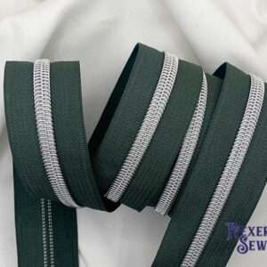 Dark Olive Green Zipper Tape