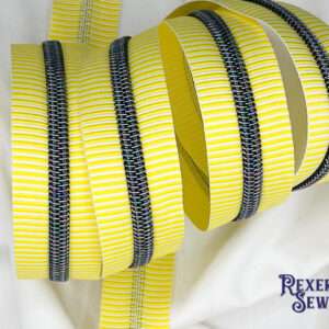 Yellow Woven Premier Zipper Tape