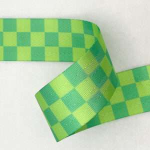 Lime Green Checkered Webbing (Premier)