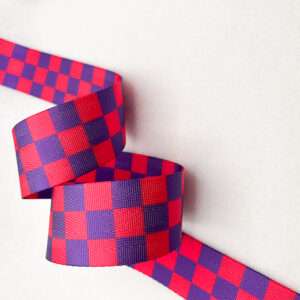Pink / Purple Checked Webbing (Premier)