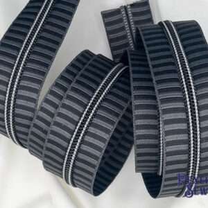 Black Woven Premier Zipper Tape