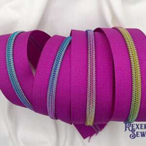 Fuchsia Zipper Tape