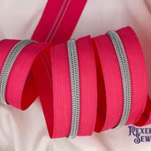 Hot Pink Zipper Tape