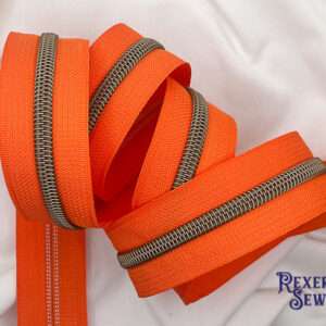 Orange Zipper Tape