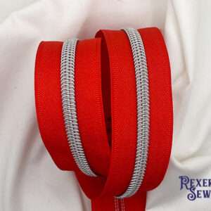 Tomato Red Zipper Tape