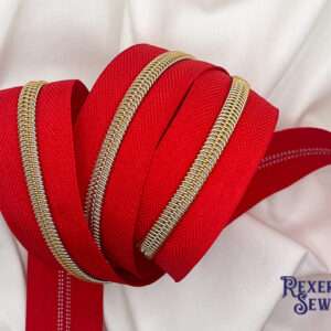 Red Zipper Tape