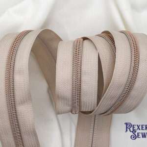 Taupe Zipper Tape