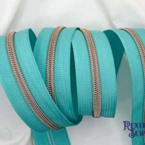 Turquoise Zipper Tape