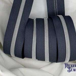 Charcoal Zipper Tape