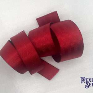 Deep Red Seatbelt Webbing