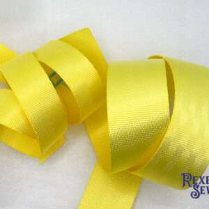 Yellow Seatbelt Webbing
