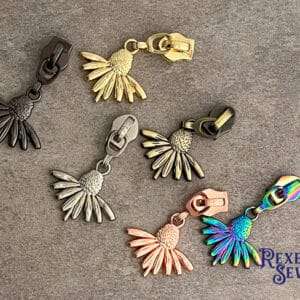 Coneflower Zipper Pull