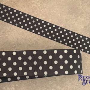 Black with Tiny White Dots Webbing (Premier)