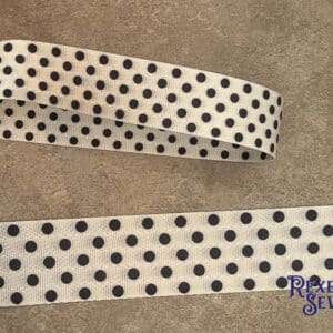 White with Tiny Black Dots Webbing (Premier)