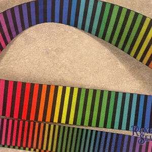 Dark Multi Striped Webbing (Premier)