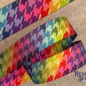 Bright Houndstooth Webbing (Premier)